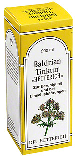 Baldrian-Tinktur Zur Beruhigung und bei Einschlafstrungen von Dr. Hetterich