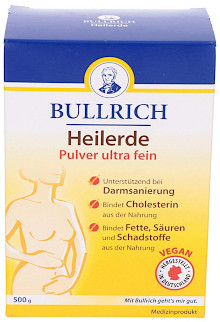 Bullrichs's Heilerde Pulver ultra fein fr die innerliche und uerliche Anwendung