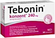 Tebonin® konzent 240 mg Ginkgobltter Trockenextrakt von Willmar Schwabe