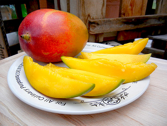 Frische, reife Mango ... lecker und leicht verdaulich