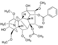 Aconitin - Chemische Strukturformel