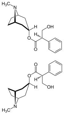 Atropin - Chemische Strukturformel
