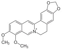 Berberin - Chemische Strukturformel
