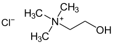 Cholin - Chemische Strukturformel