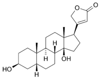 Digitoxigenin - Chemische Strukturformel