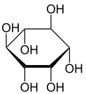 Inositol - Chemische Strukturformel