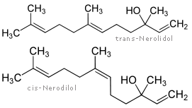 Nerolidol - Chemische Strukturformel