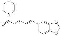 Piperin - Chemische Strukturformel