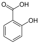 Salicylsure - Chemische Strukturformel