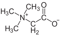 Betain - Chemische Strukturformel