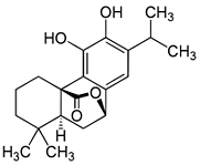 Carnosol - Chemische Strukturformel