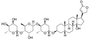 Digitoxin - Chemische Strukturformel