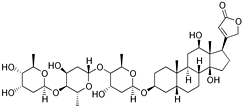 Digoxin - Chemische Strukturformel