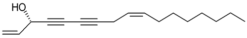 Falcarinol - Chemische Strukturformel