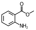 Methylanthranilat - Chemische Strukturformel