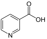 Niacin - Chemische Strukturformel