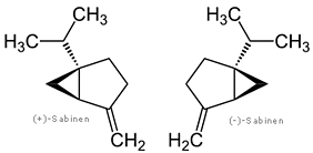 Sabinen - Chemische Strukturformel